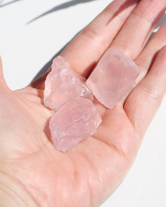 ローズクォーツ原石セット 約55g