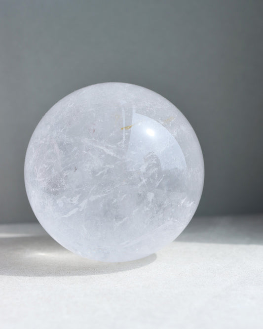 天然水晶玉 直径74mm
