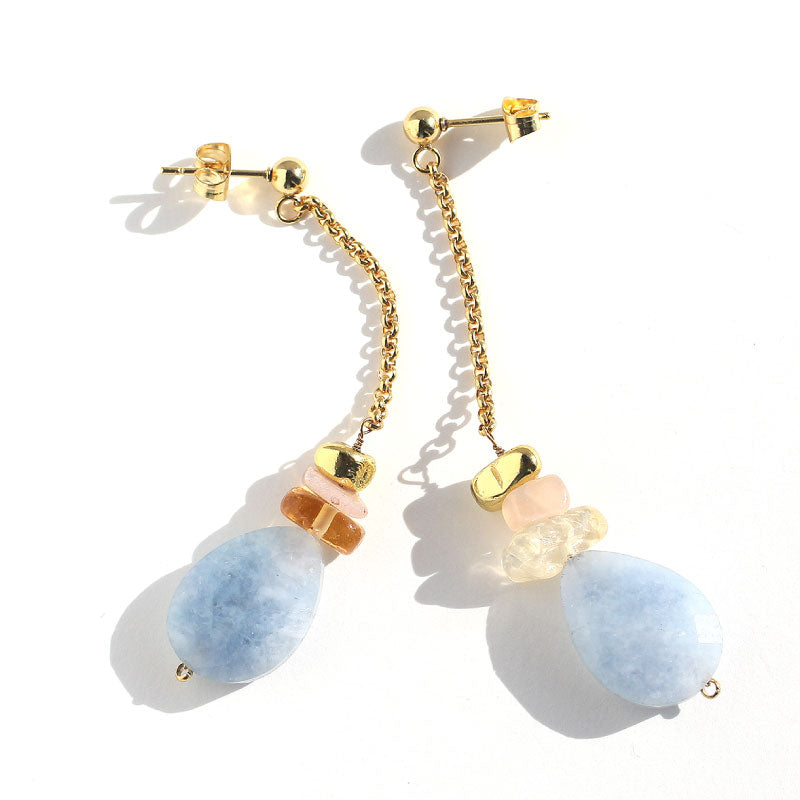 Grace Pierce ＆ Earring | アクアマリン