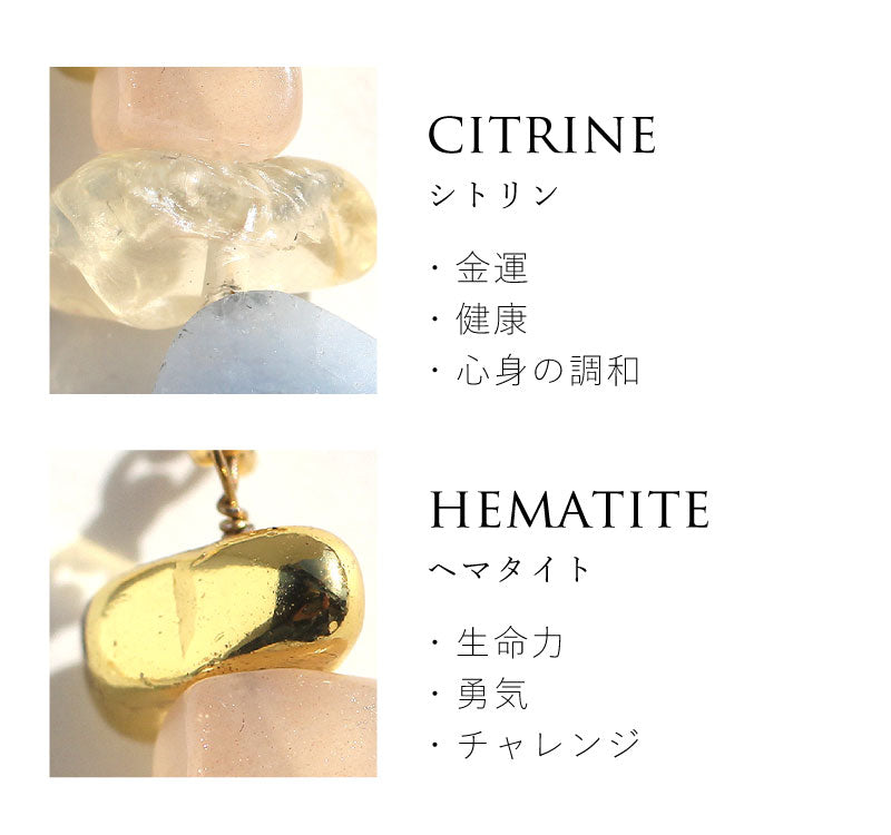 Grace Pierce ＆ Earring | アクアマリン