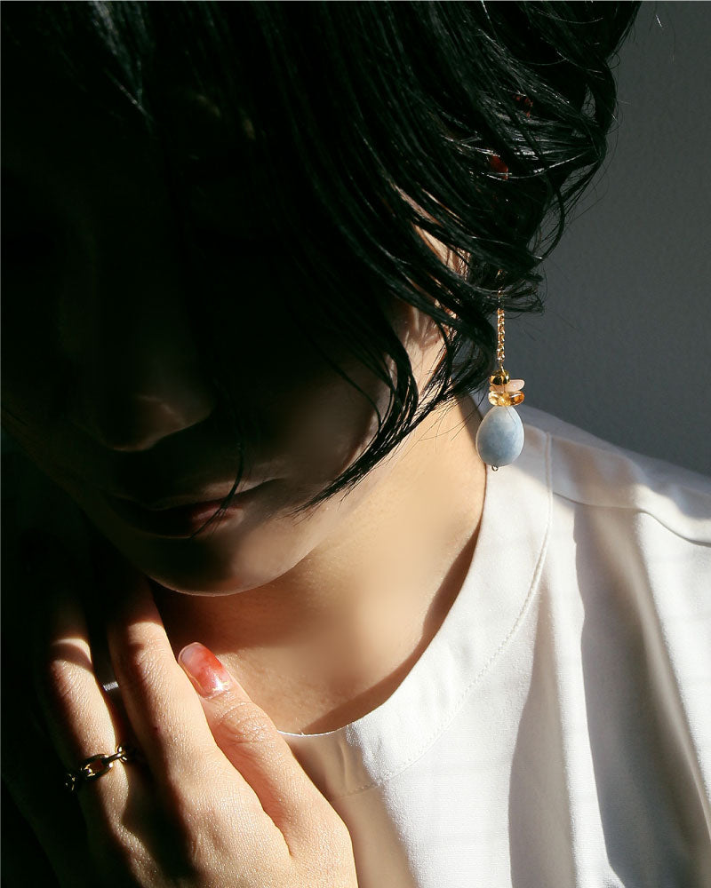 Grace Pierce ＆ Earring | アクアマリン