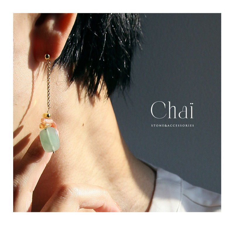 Grace Pierce ＆ Earring | グリーンアベンチュリン