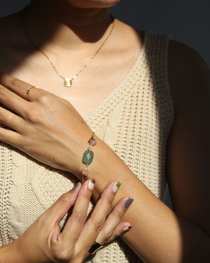 Grace Bracelet | グリーンアベンチュリン