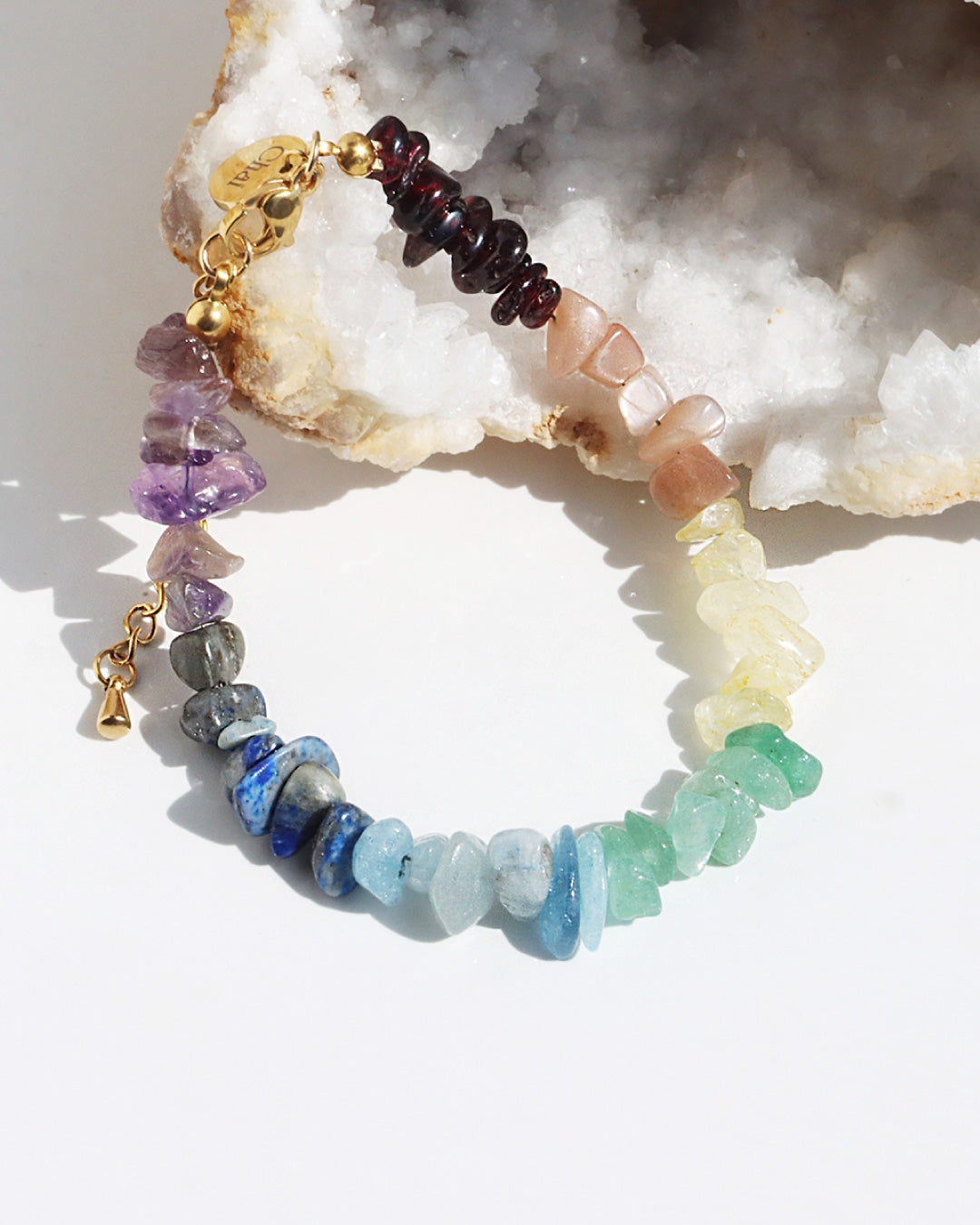2026NEW】Grâce Bracelet | アメジスト×ルチルクォーツ – Chai