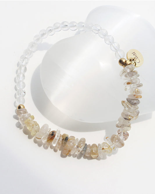 ルチルクォーツ 水晶 ブレスレット