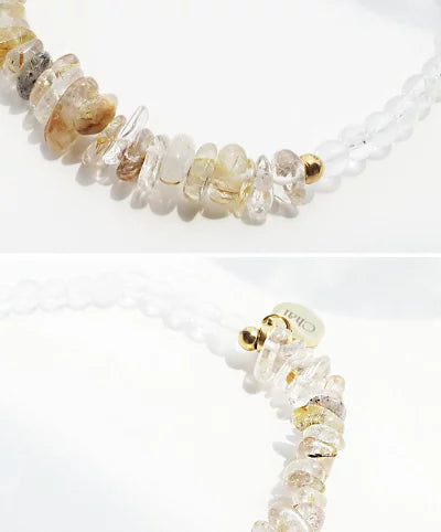 ルチルクォーツ 水晶 ブレスレット