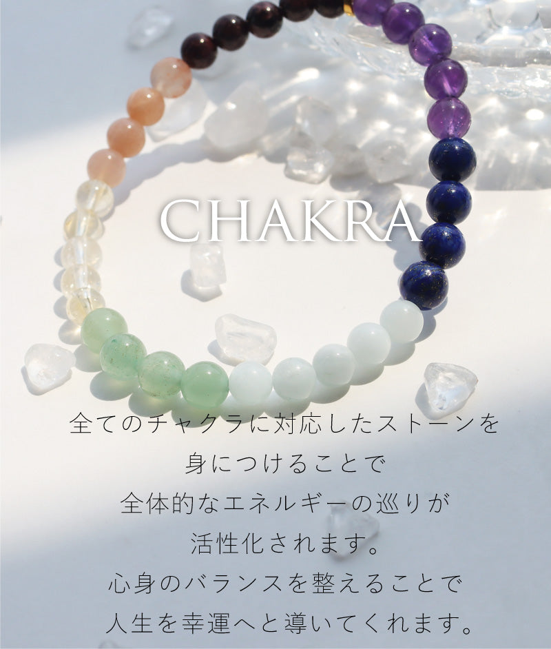 チャクラ ゴムブレスレット
