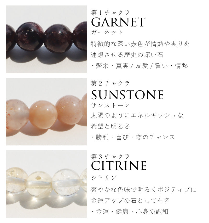 チャクラ ゴムブレスレット