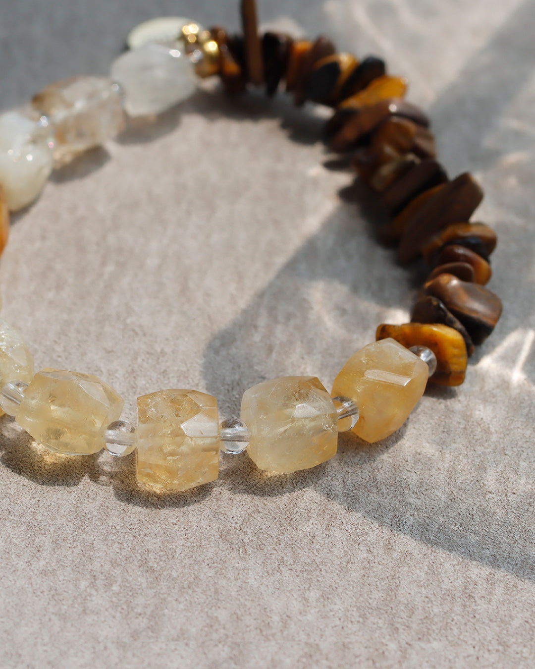 シトリン タイガーアイ ブレスレット【金運/仕事運】