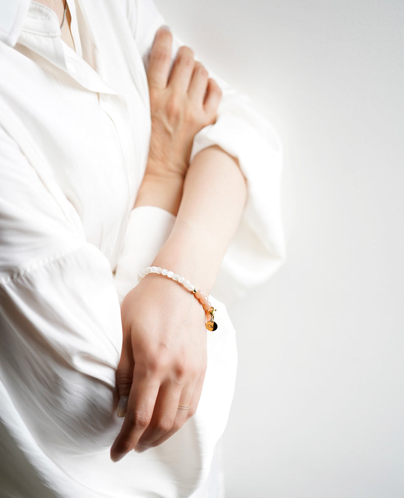 サンストーン ムーンストーン ブレスレット【ヒーリング/行動力】