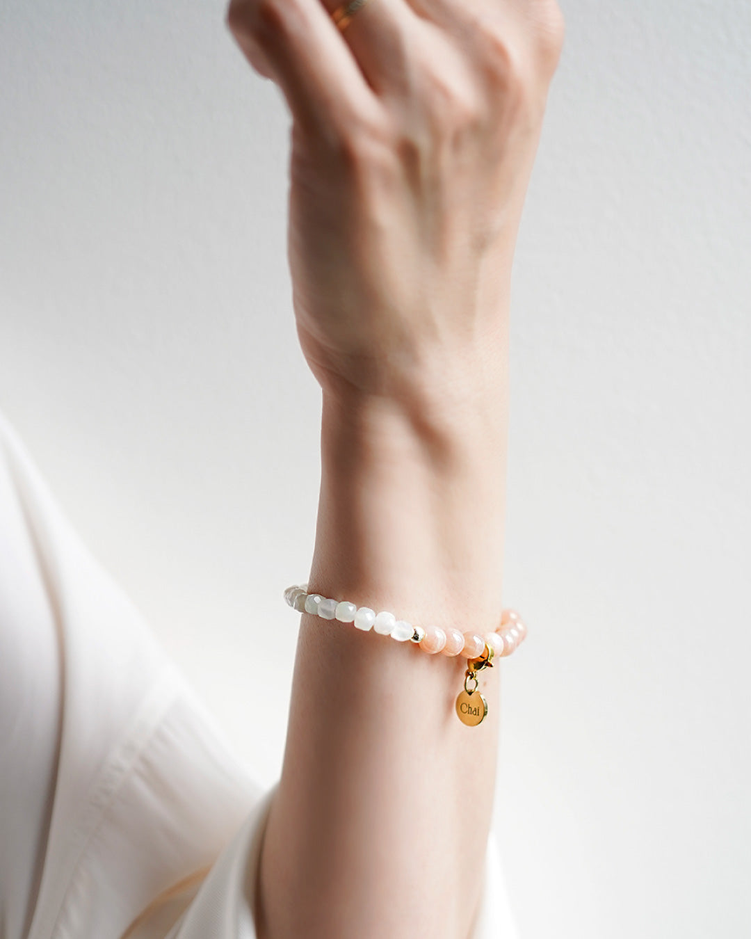 サンストーン ムーンストーン ブレスレット【ヒーリング/行動力】