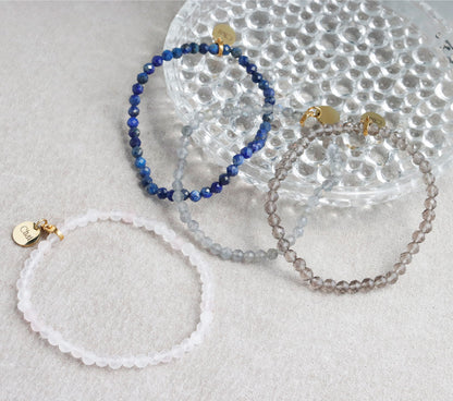 天然石ビーズ ゴムブレスレット