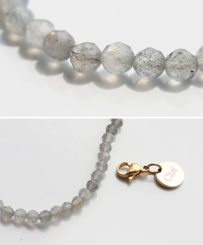 天然石ビーズ ゴムブレスレット