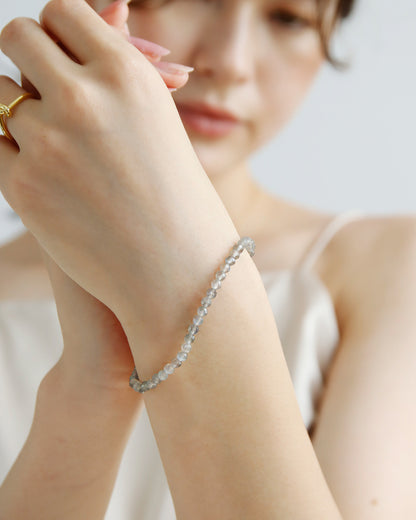 天然石ビーズ ゴムブレスレット