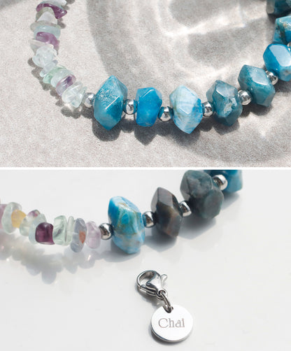 アパタイト フローライト ブレスレット【学習/仕事の効率化】