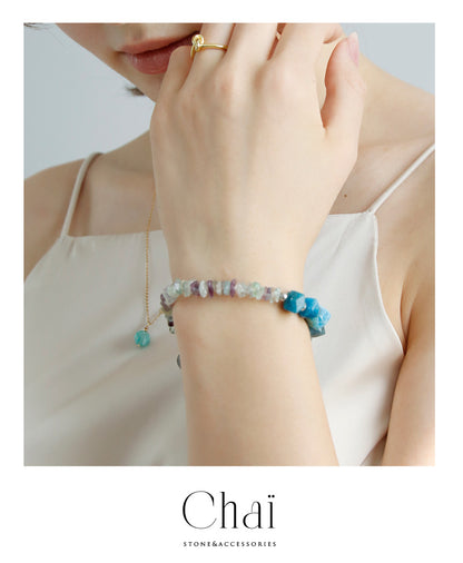 アパタイト フローライト ブレスレット【学習/仕事の効率化】