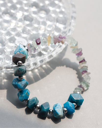 アパタイト フローライト ブレスレット【学習/仕事の効率化】