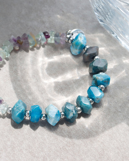 アパタイト フローライト ブレスレット【学習/仕事の効率化】