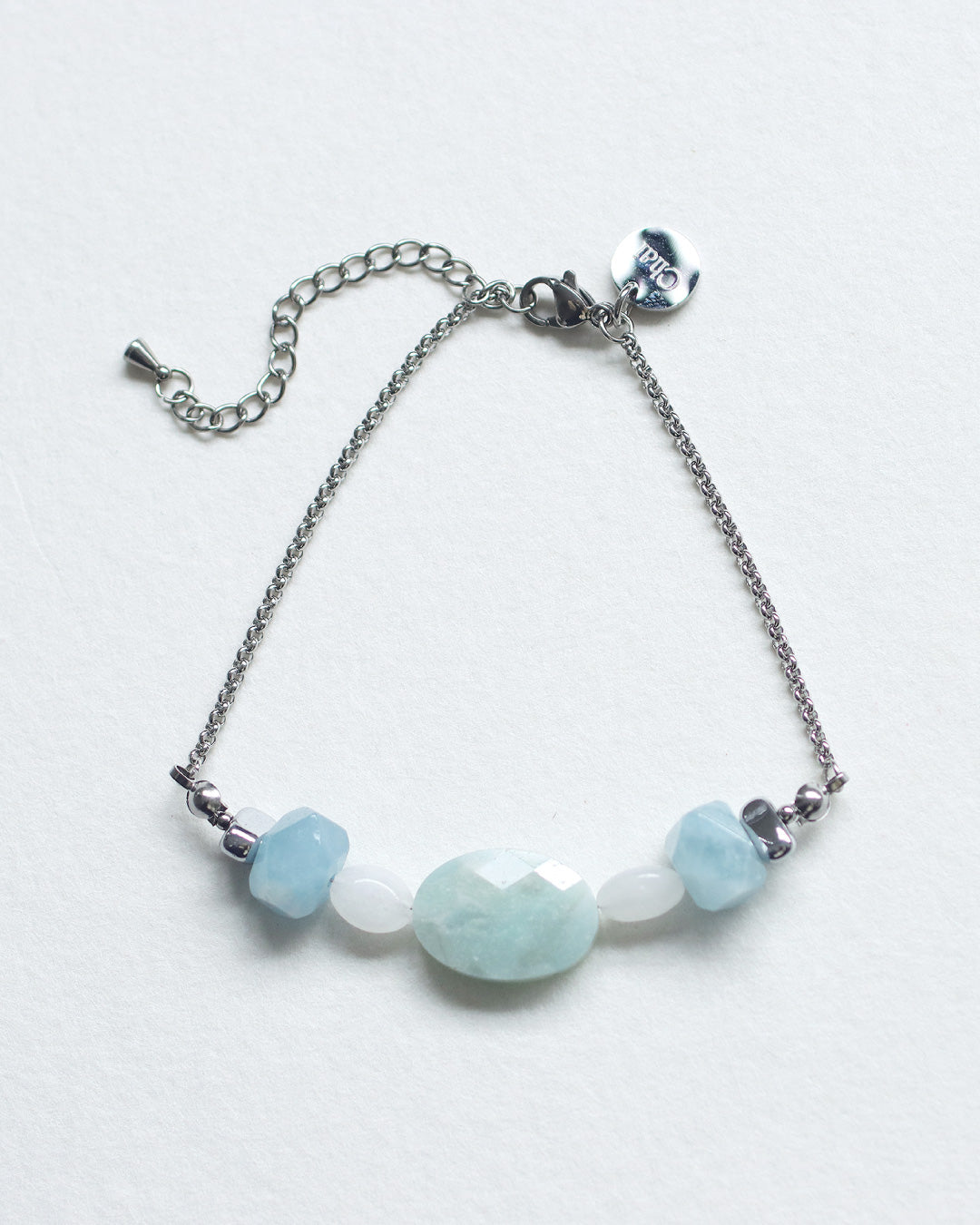 【2026NEW】Grâce Bracelet |  アマゾナイト×白翡翠