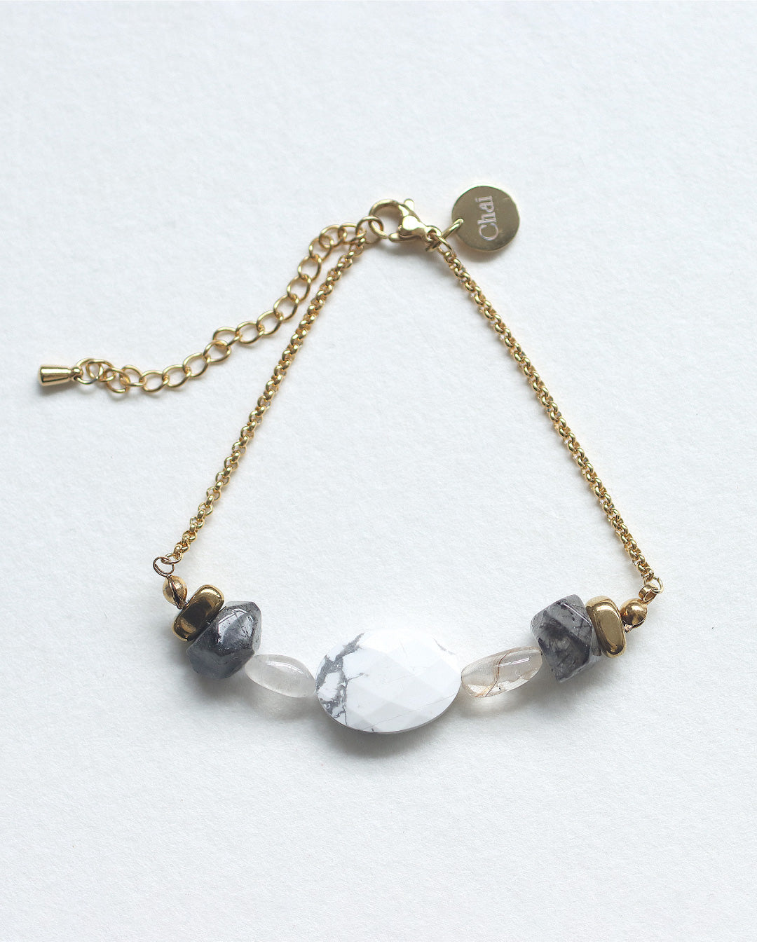 【2026NEW】Grâce Bracelet | ハウライト×ルチルクォーツ