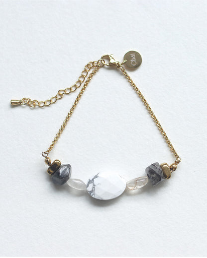 【2026NEW】Grâce Bracelet | ハウライト×ルチルクォーツ