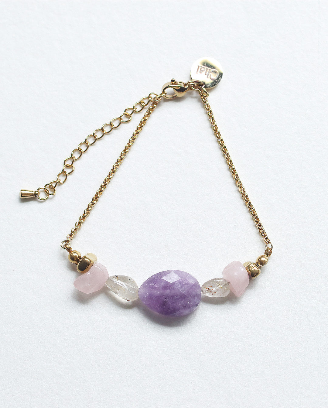 【2026NEW】Grâce Bracelet | アメジスト×ルチルクォーツ