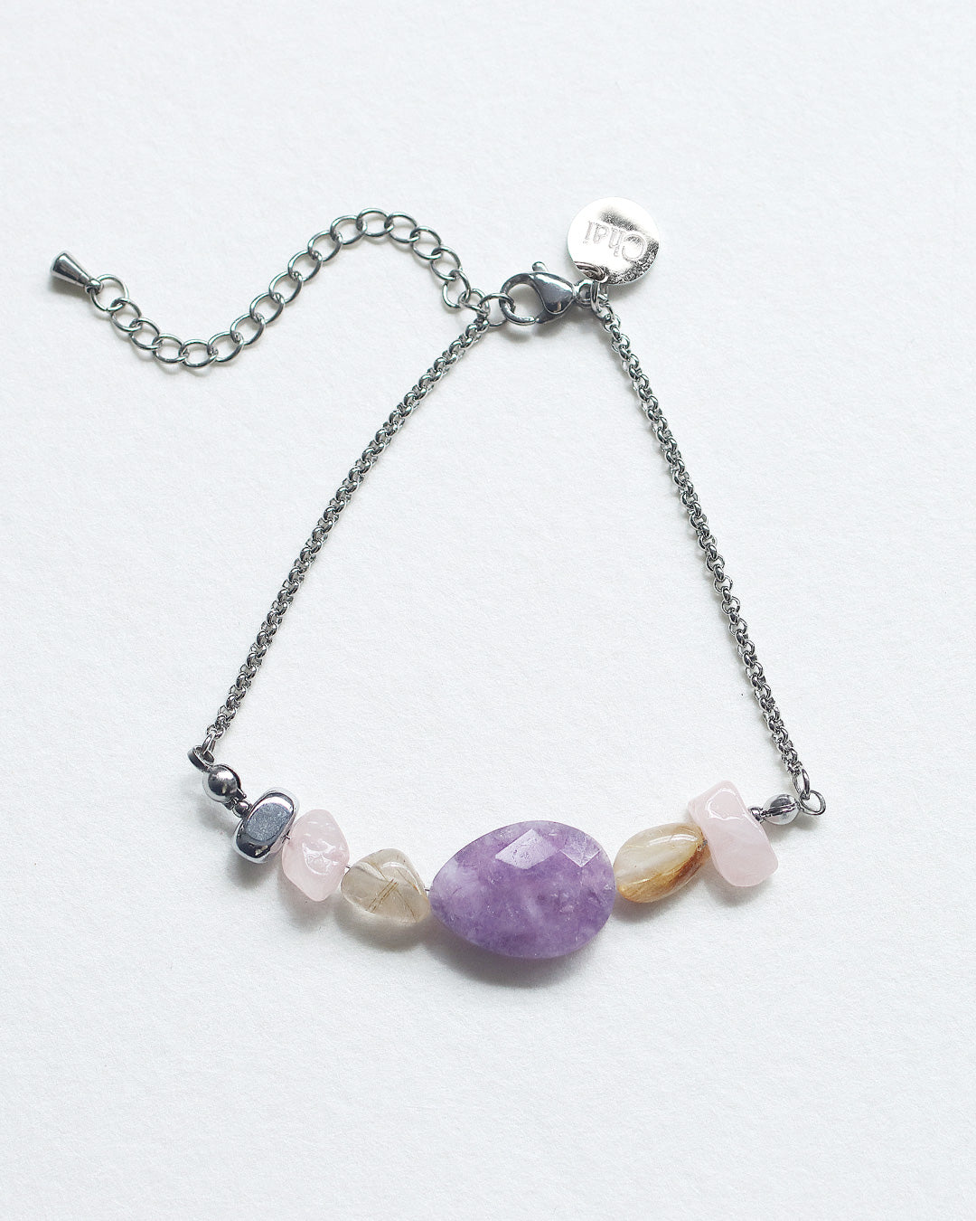 【2026NEW】Grâce Bracelet | アメジスト×ルチルクォーツ