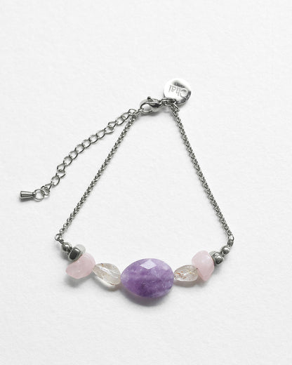 【2026NEW】Grâce Bracelet | アメジスト×ルチルクォーツ