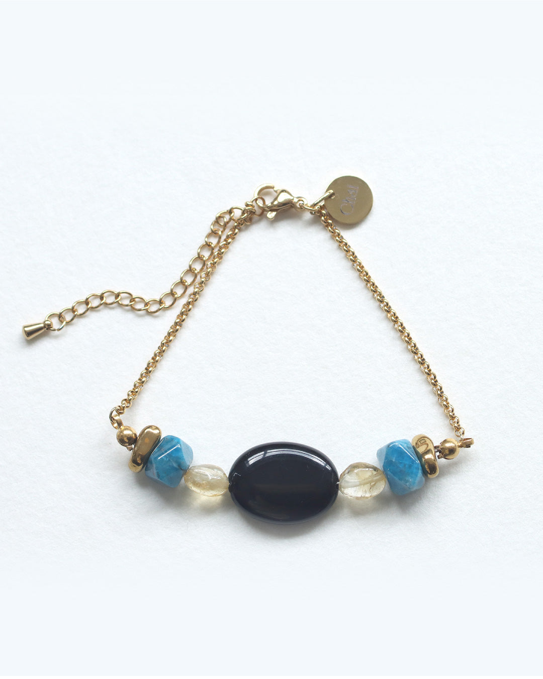 【2026NEW】Grâce Bracelet | オニキス×ルチルクォーツ