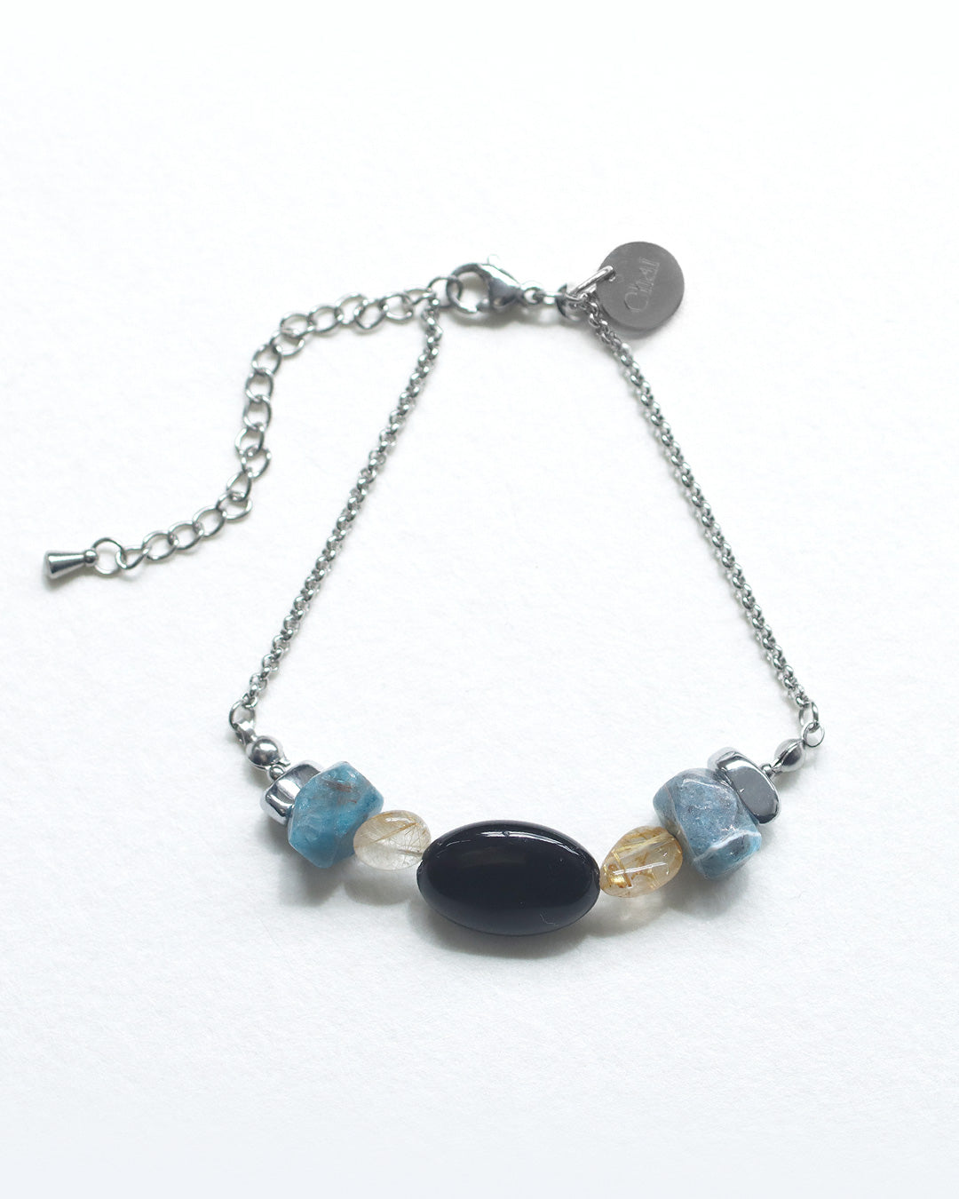 【2026NEW】Grâce Bracelet | オニキス×ルチルクォーツ