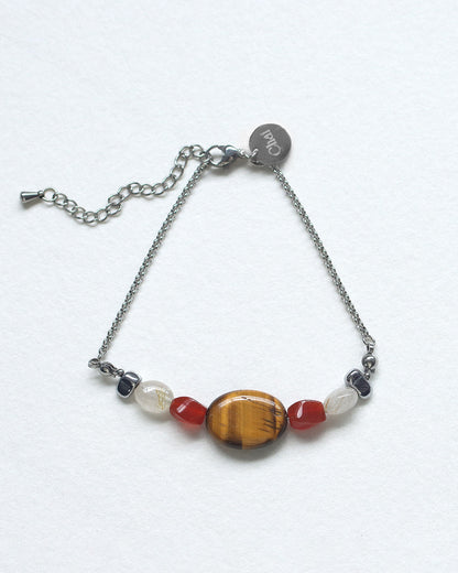 【2026NEW】Grâce Bracelet | タイガーアイ×ガーネット