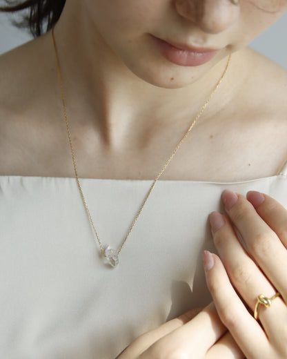 ハーキマーダイヤモンド ネックレス