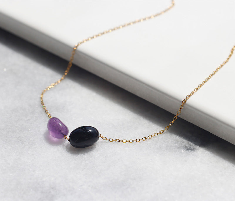 オニキス アメジスト ネックレス