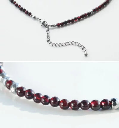 天然石 ビーズ ネックレス
