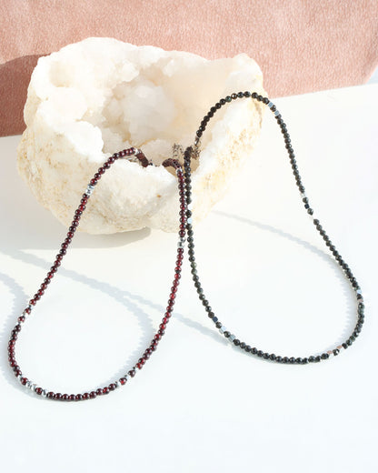 天然石 ビーズ ネックレス