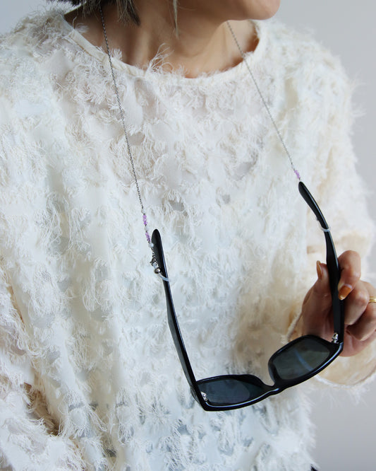 天然石 眼鏡チェーン