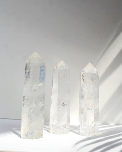 天然石水晶 クリスタルポイント