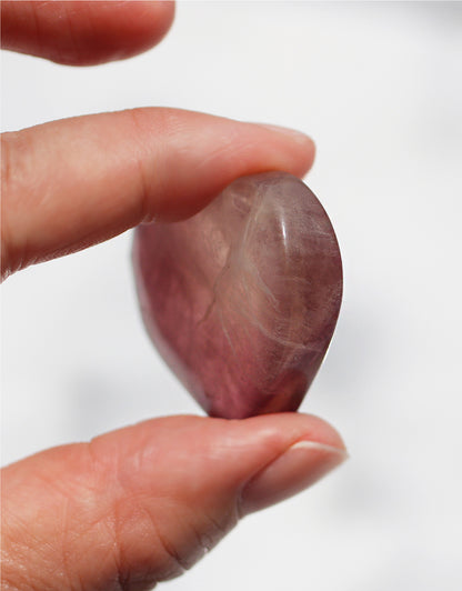 フローライトハートストーン0330