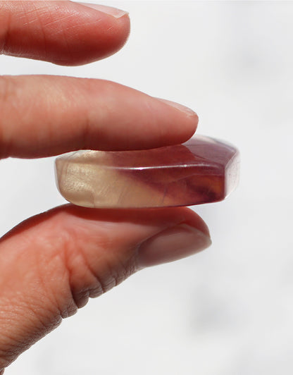 フローライトハートストーン0330