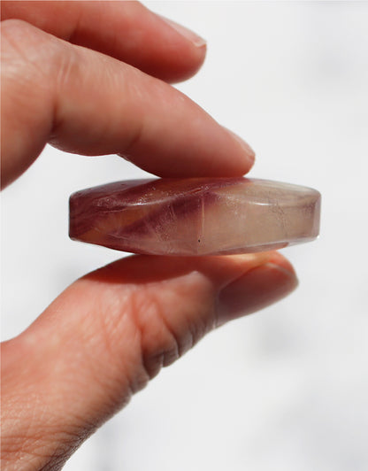 フローライトハートストーン0330