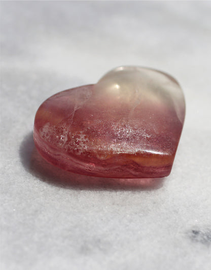 フローライトハートストーン0330