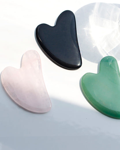 ととのうハート | 天然石　かっさプレート