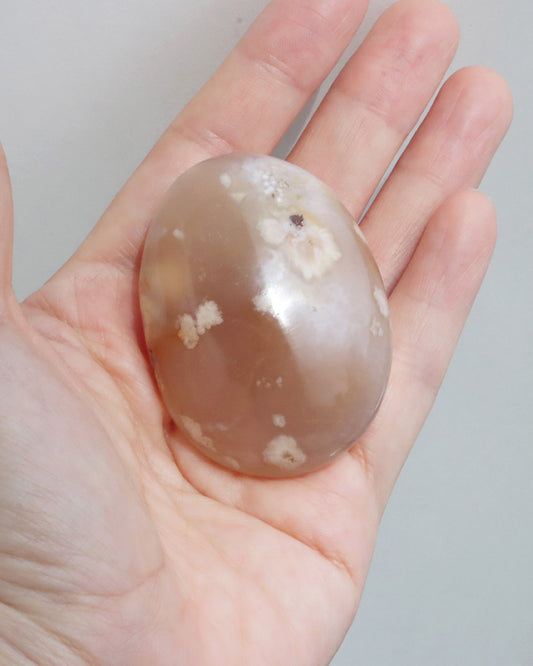 チェリーブロッサムアゲート　オーバルストーン