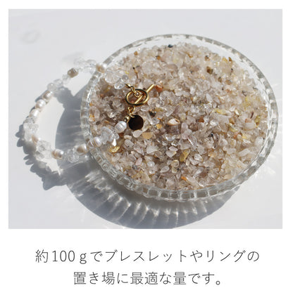 希望のひかり | ルチルクォーツ さざれ石