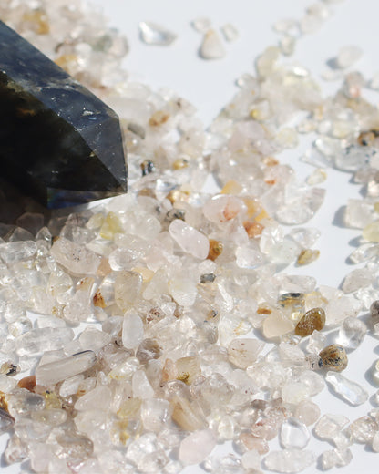 希望のひかり | ルチルクォーツ さざれ石