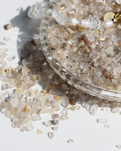 希望のひかり | ルチルクォーツ さざれ石