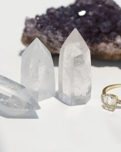 天然石水晶 ミニポイント