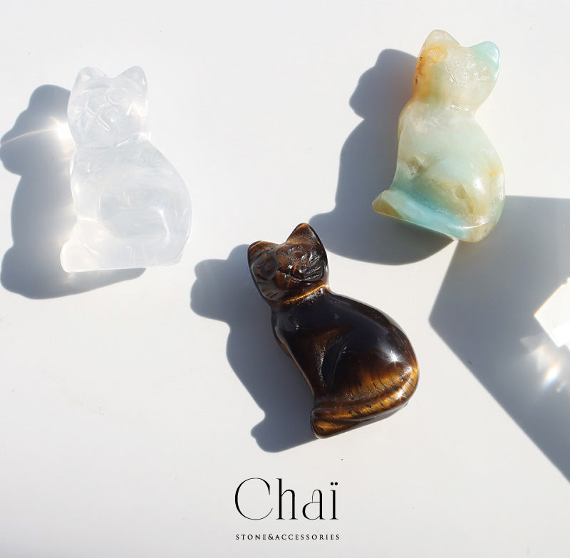 座りねこ ストーン