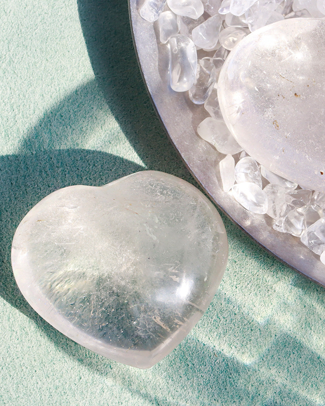 水晶 ハートストーン