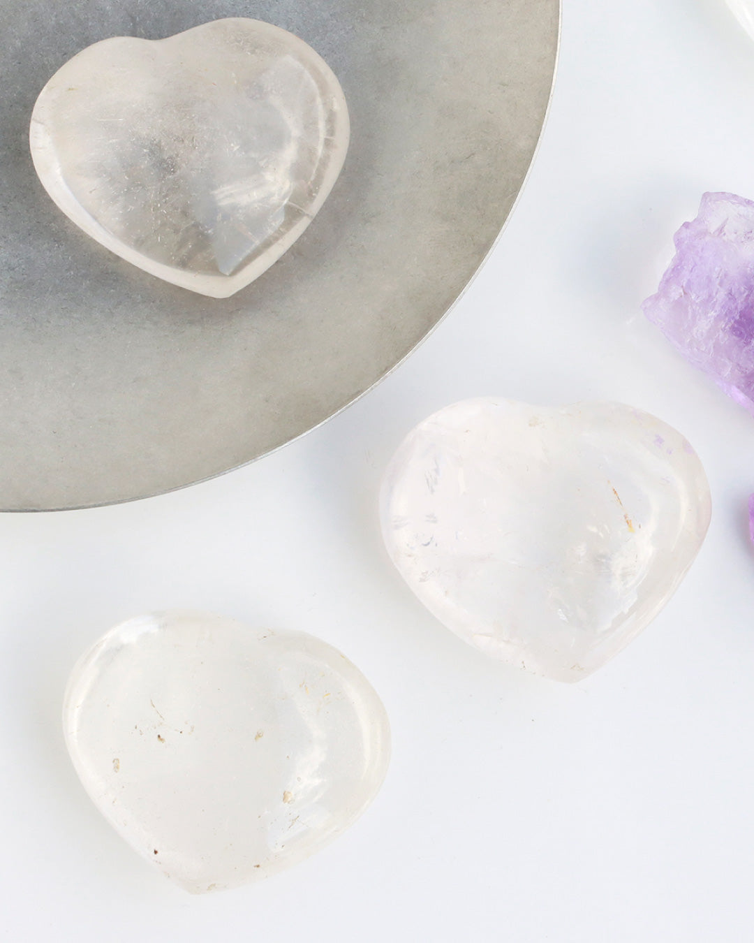 水晶 ハートストーン